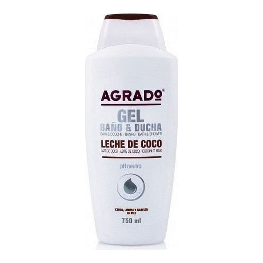 Shower Gel Leche de Coco Agrado (750 ml)