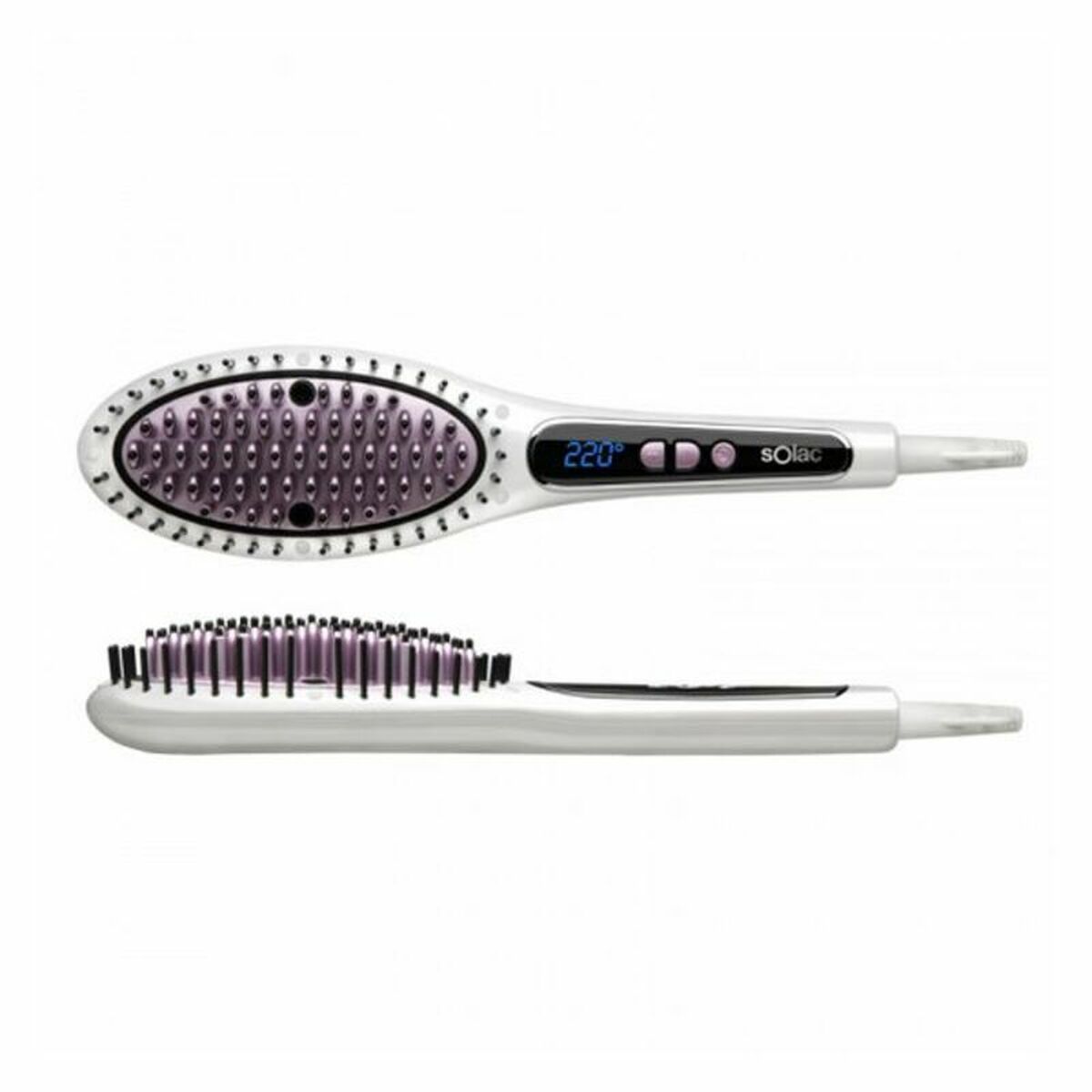 Brush Solac MD7401 53W White Hair Straightener