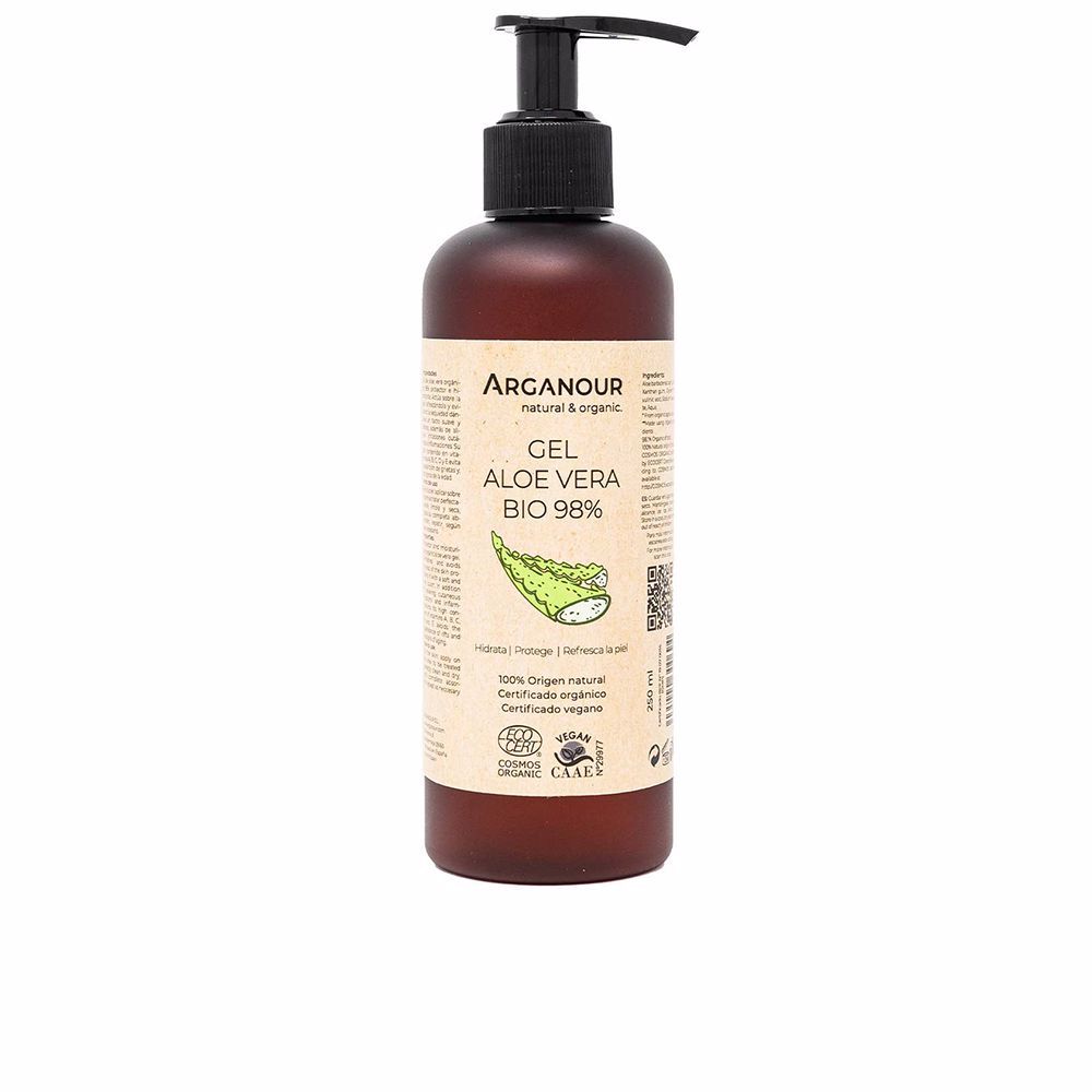 Moisturising Gel Arganour Bio 98% Aloe Vera (250 ml)