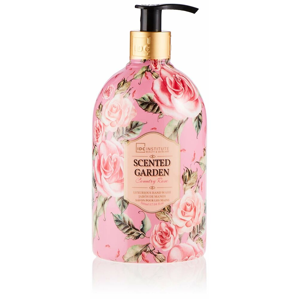 Savon pour les mains IDC Institute Scented Garden Fleurs roses (500 ml)