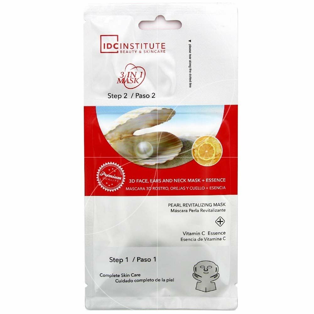 Facial Mask IDC Institute Pearl Revitalizing 3D 3-in-1