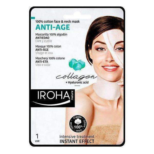 Anti-Ageing Revitalising Mask Cotton Face & Neck Iroha - Lindkart