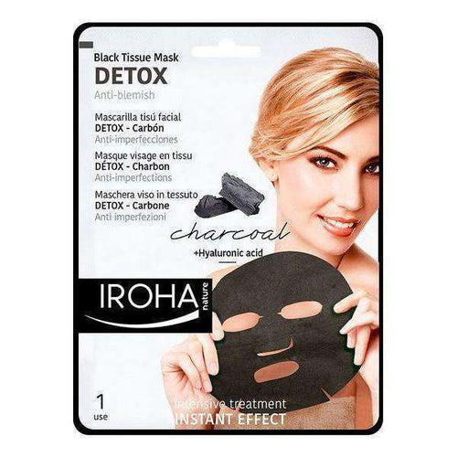 Facial Cleanser Detox Charcoal Black Iroha - Lindkart