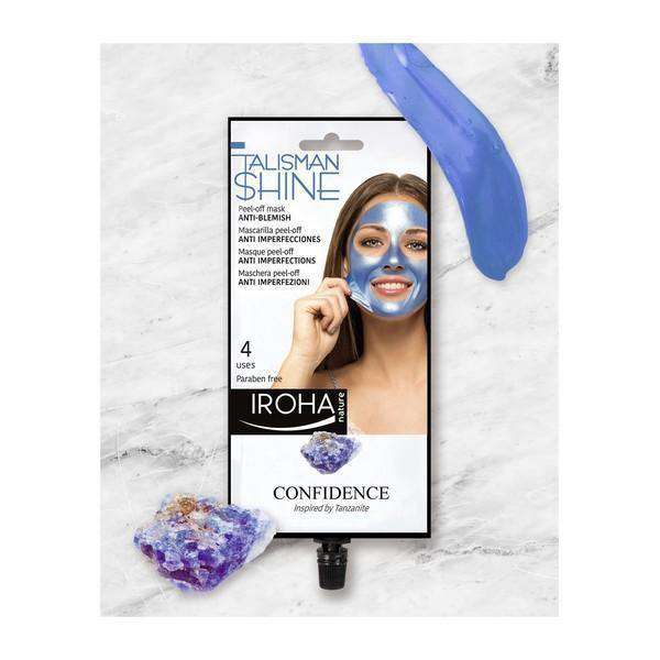 Facial Mask Peel Off Blue Tanzanite Anti-blemish Iroha - Lindkart