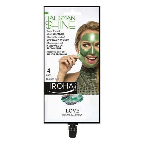 Facial Mask Peel Off Green Emerald Deep Cleanser Iroha - Lindkart