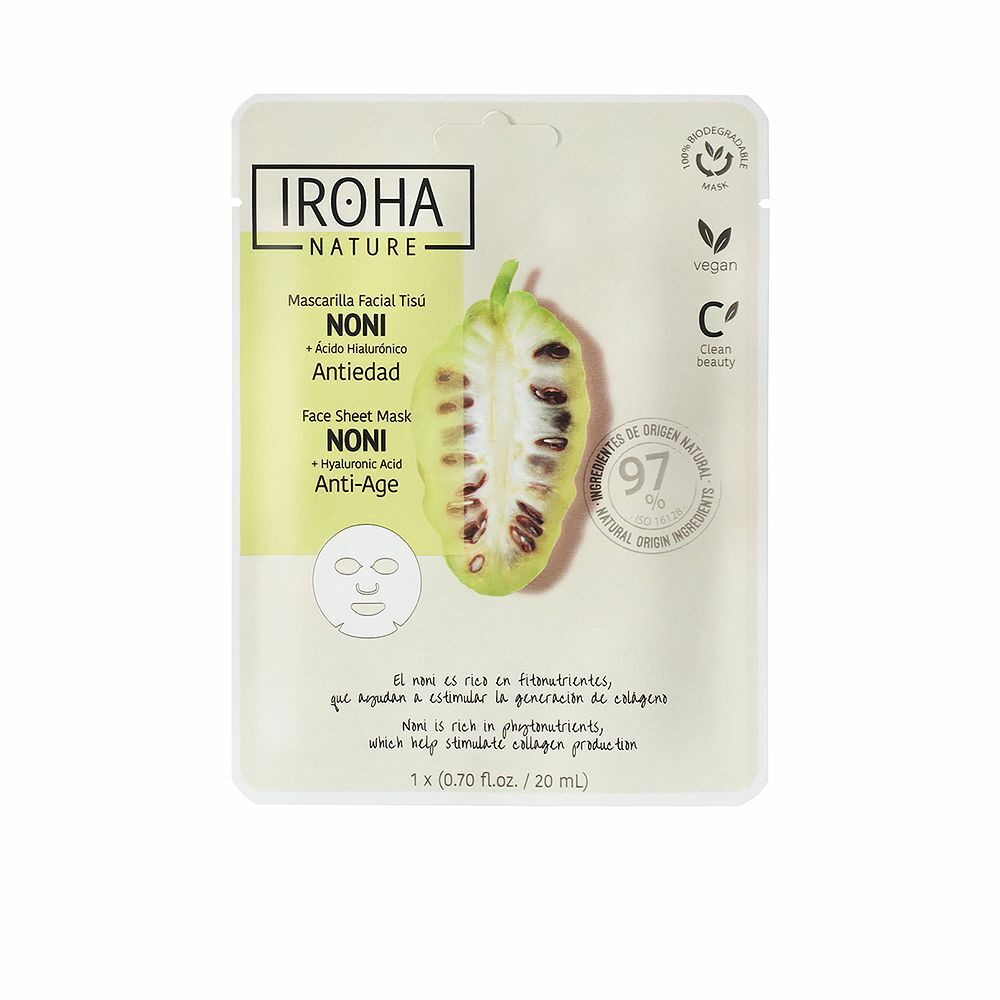 Anti-aging Hydraterend Masker Iroha Noni Hyaluronzuur (20 ml)