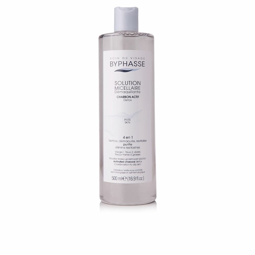 Make Up Remover Micellar Water Byphasse Active charcoal (500 ml)