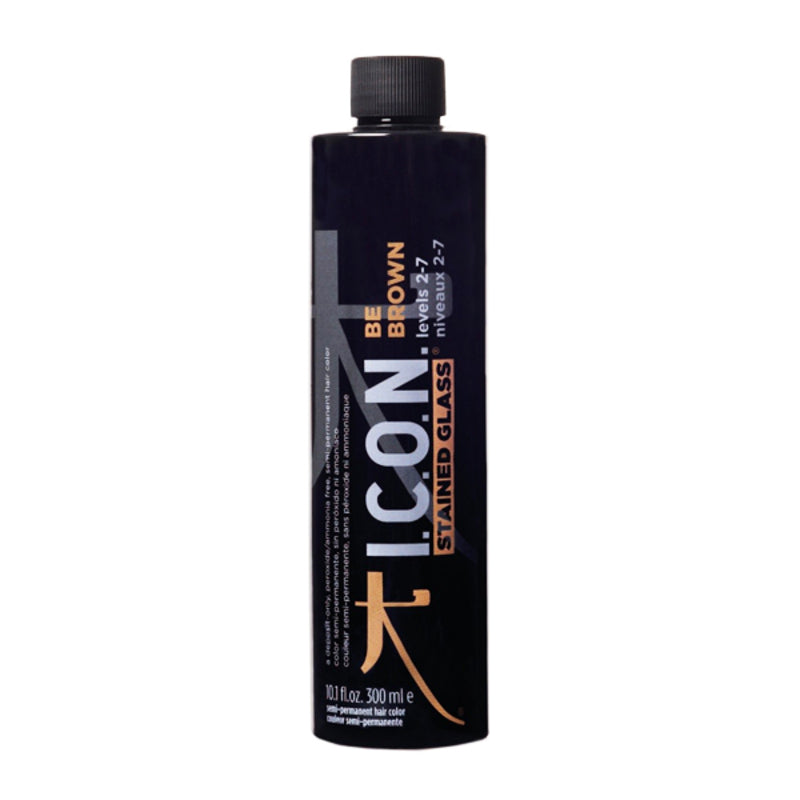 Semi-permanente tint gebrandschilderd glas Be Brown Icon N2-7 (300 ml) (300 ml)