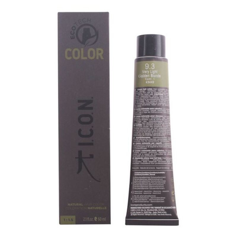 Permanent Dye Ecotech Color Natural Color I.c.o.n. 9.3 very light golden blonde (60 ml)