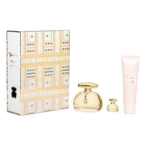 Women's Perfume Set Touch The Original Gold Tous EDT (3 pcs) - Lindkart