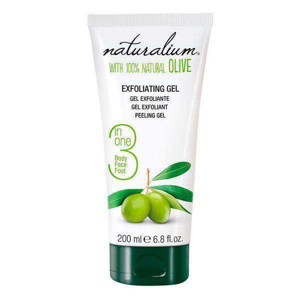Facial Exfoliator Olive Naturalium (200 ml) - Lindkart