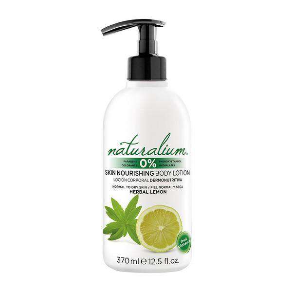 Body Lotion Herbal Lemon Naturalium (370 ml) - Lindkart