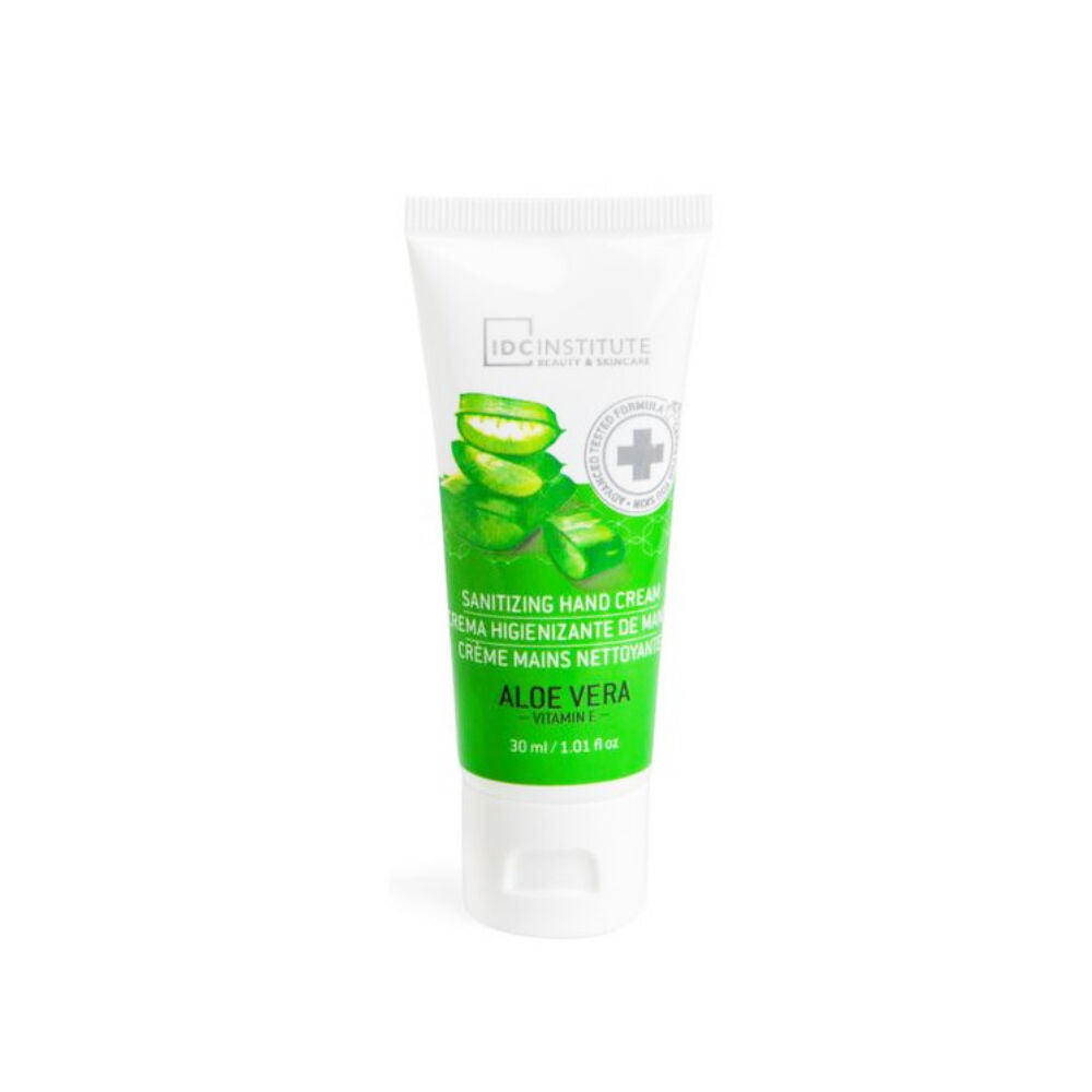 Lotion stérilisante pour les mains IDC Institute Aloe Vera (30 ml)