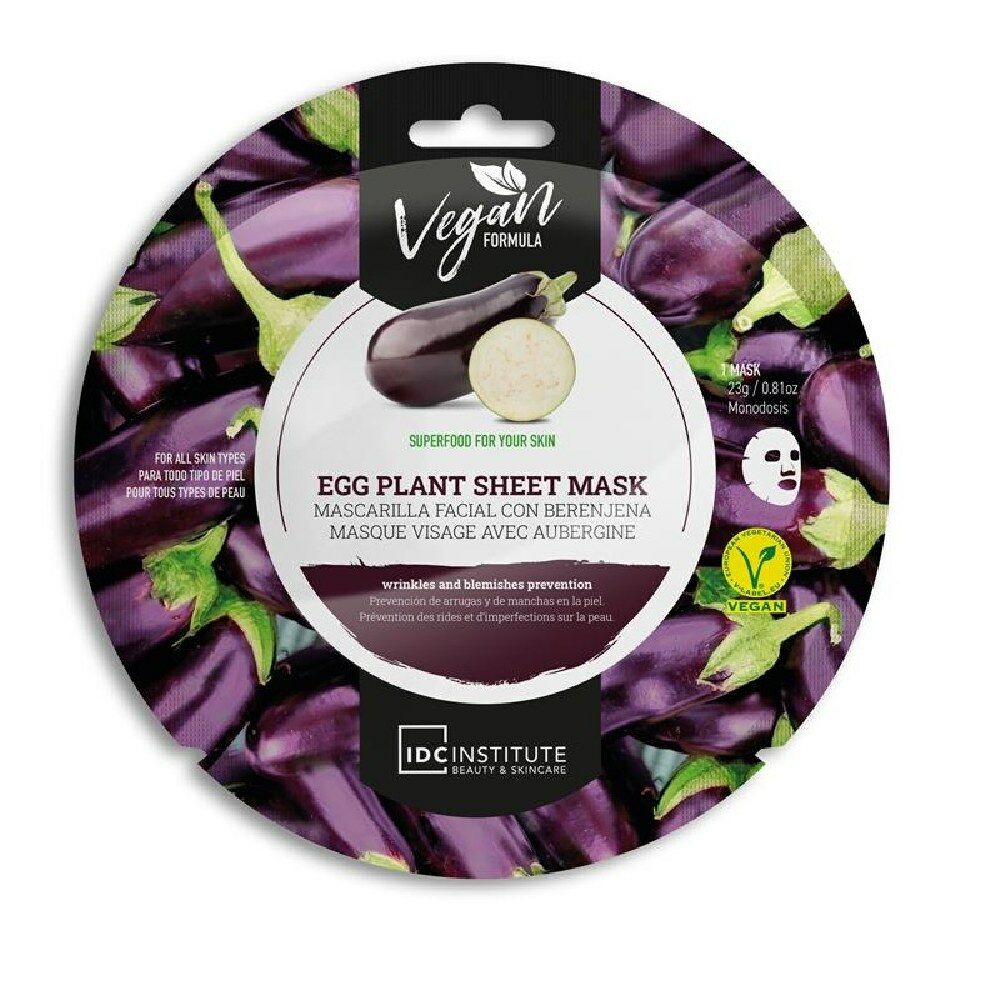 Gezichtsmasker IDC Institute Vegan Aubergine (25 g)