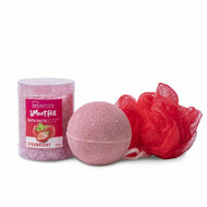 Ensemble de bain IDC Institute Smoothie Strawberry (3 pcs)