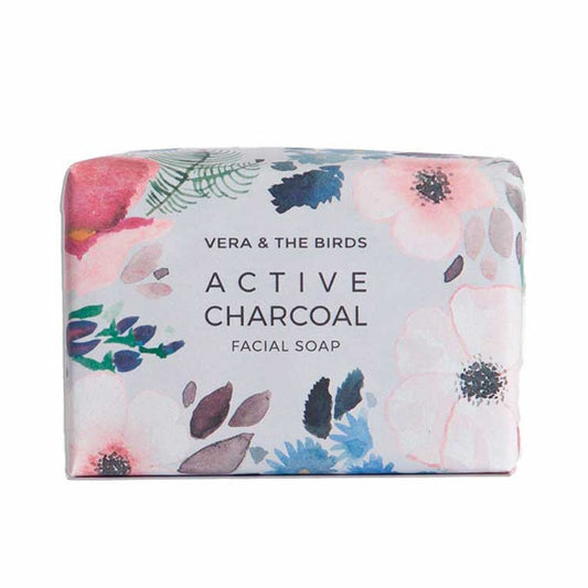 Nettoyant visage Vera &amp; The Birds Soap Cake Charbon actif (100 g)