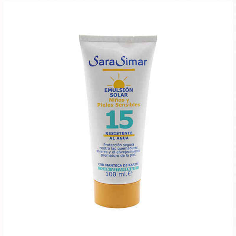 Crème solaire Niños y Pieles sensibles Sara Simar (100 ml) (100 ml)
