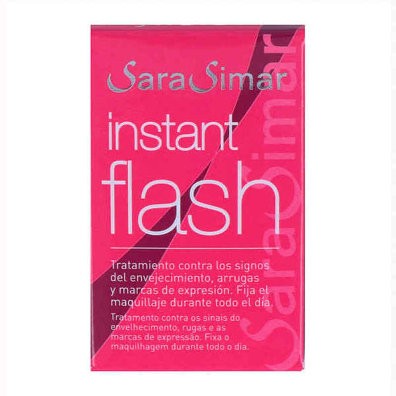 Anti-aging gezichtstoner Sara Simar Instant Flash Ampullen (2 x 3 ml)