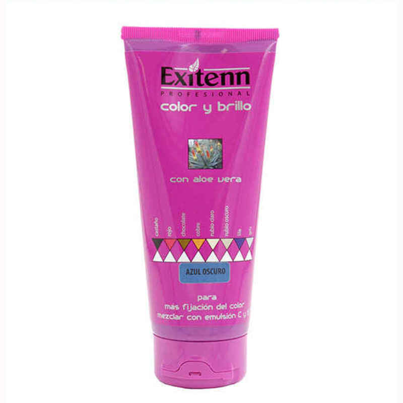 Teinture permanente Color y Brillo Exitenn Bleu foncé (200 ml)