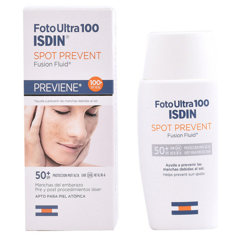 Gezichtszonnecrème Spot Prevent Isdin SPF 50+ (50 ml)