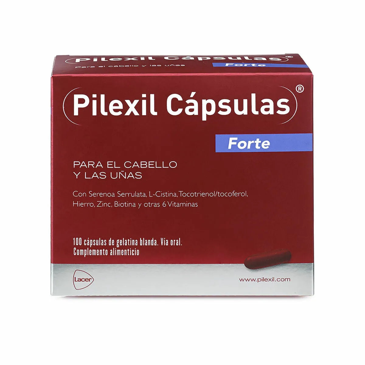 Capsules Pilexil Forte Anti-fall 100 Units