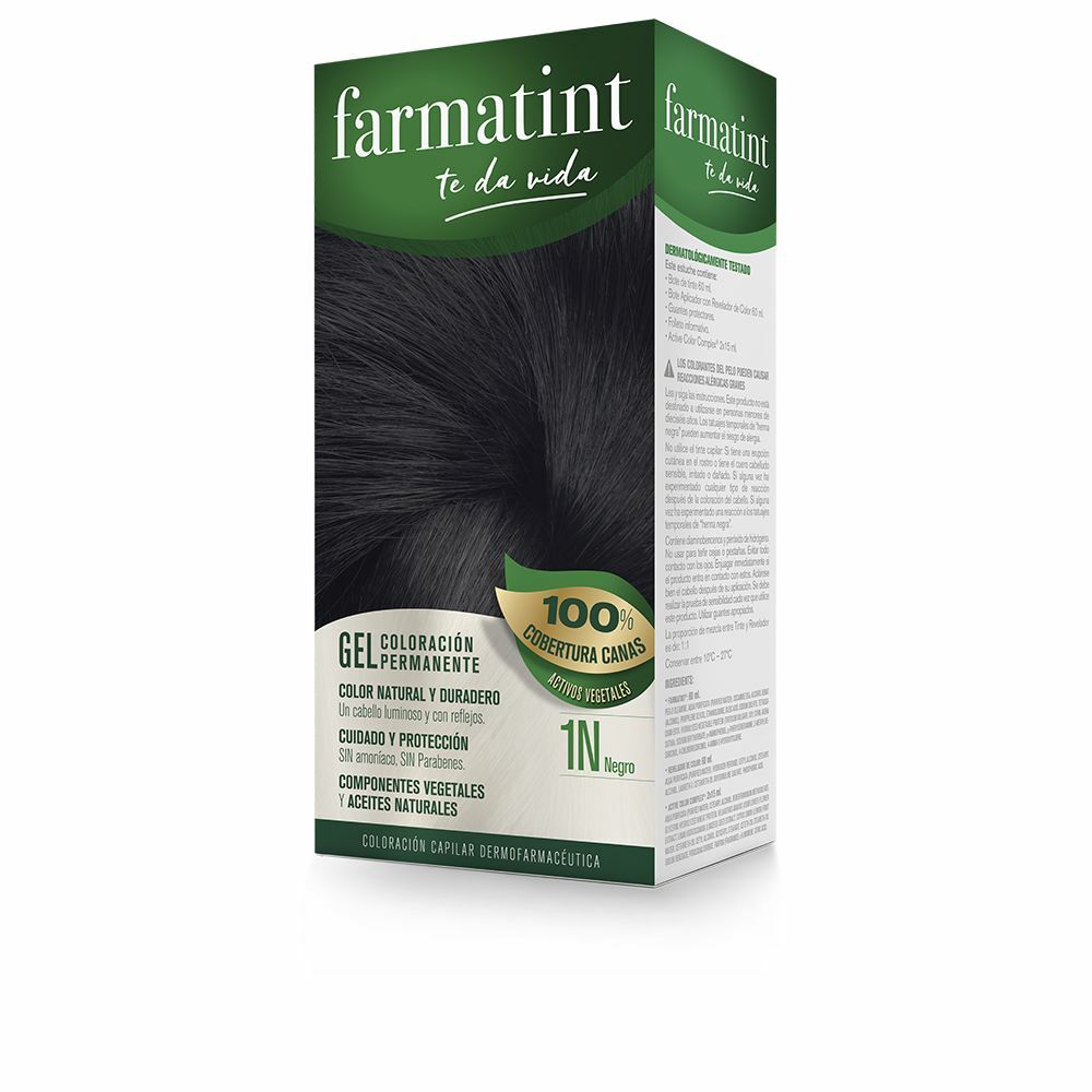 Permanente Dye Farmatint 1n-Negro Gel