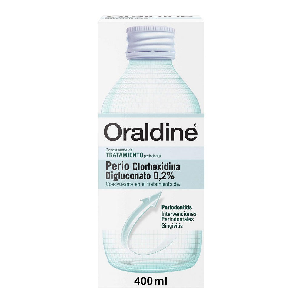 Mouthwash Antiplaque Oraldine Perio Clorhexidina (400 ml)