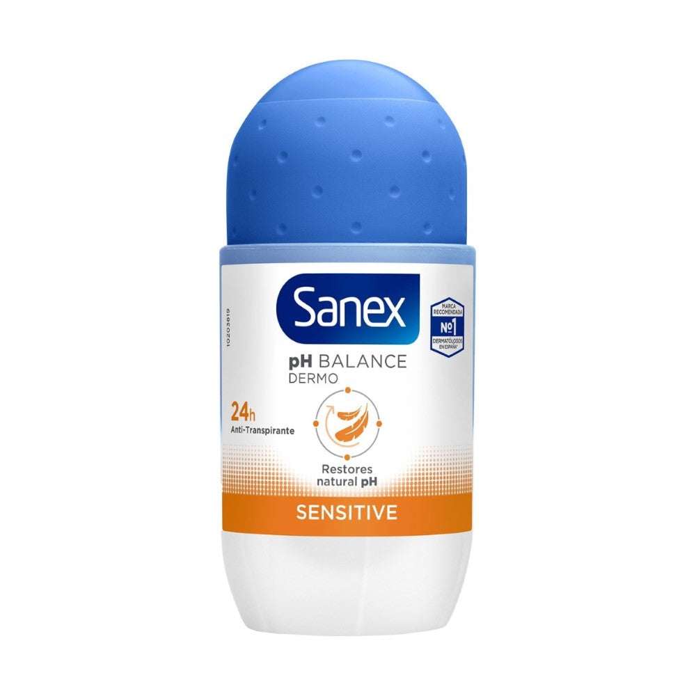 Déodorant Roll-On Sanex Sensitive (45 ml)