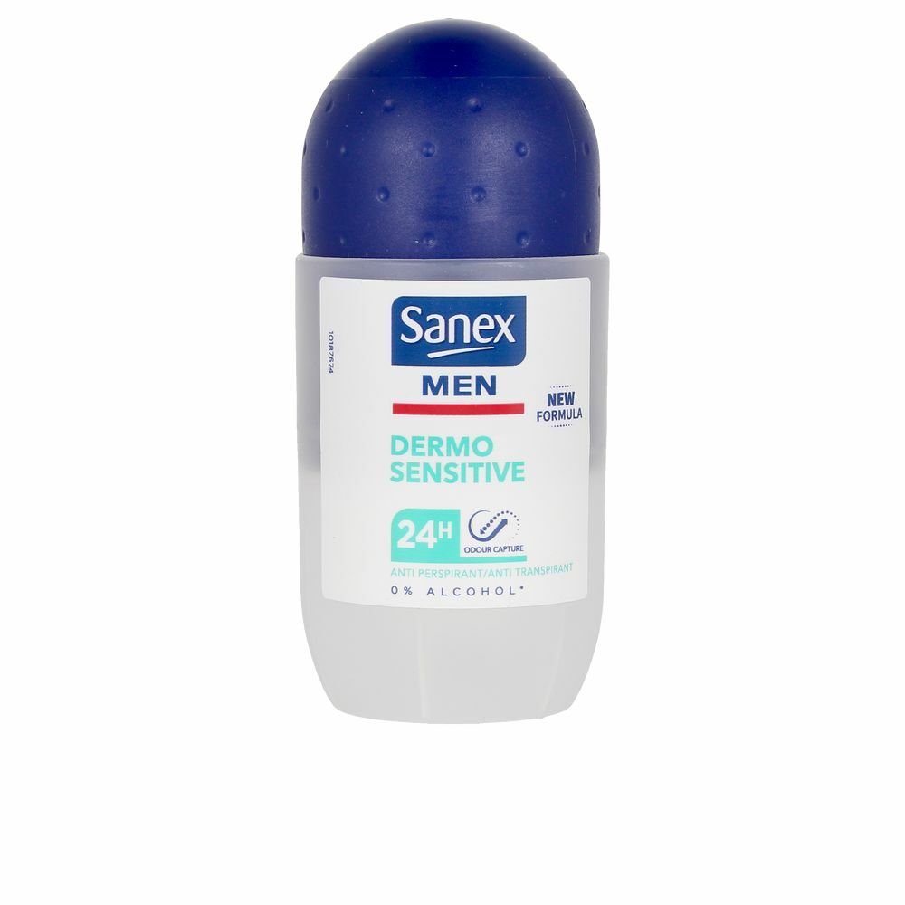 Roll-On Deodorant Sanex Men Dermo Sensitive 0% Alcohol (50 ml)