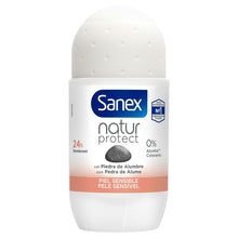 Lade das Bild in den Galerie-Viewer, Roll-On Deodorant Sanex Natur Protect Sensitive skin (50 ml)
