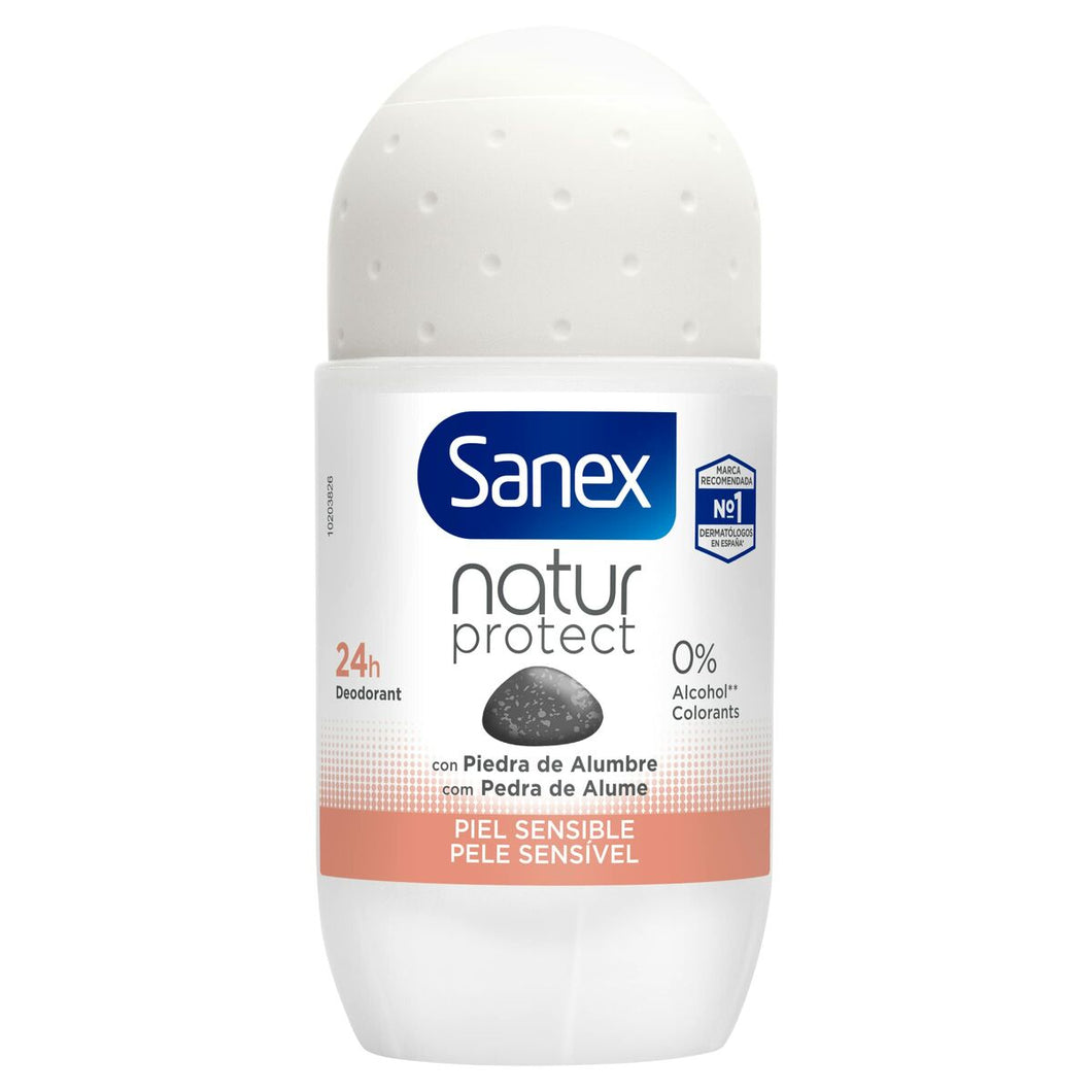 Roll-On Deodorant Sanex Natur Protect Sensitive skin (50 ml)
