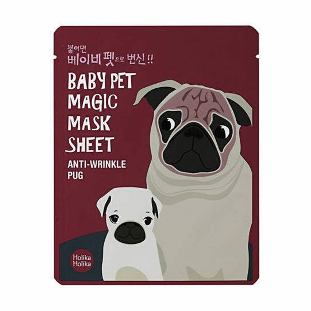 Masque Visage Holika Holika Baby Pet Pug Anti-Rides (22 ml)