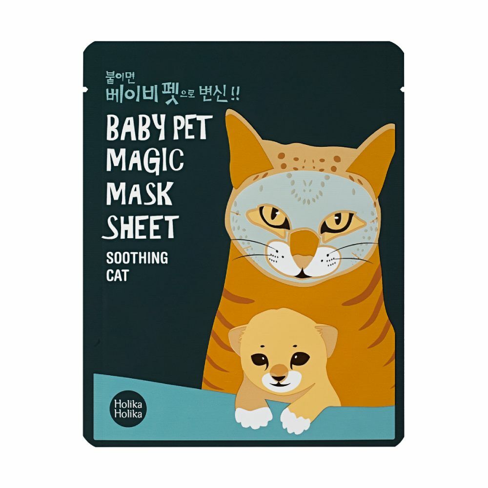 Masque Visage Holika Holika Baby Pet Chat Apaisant (22 ml)