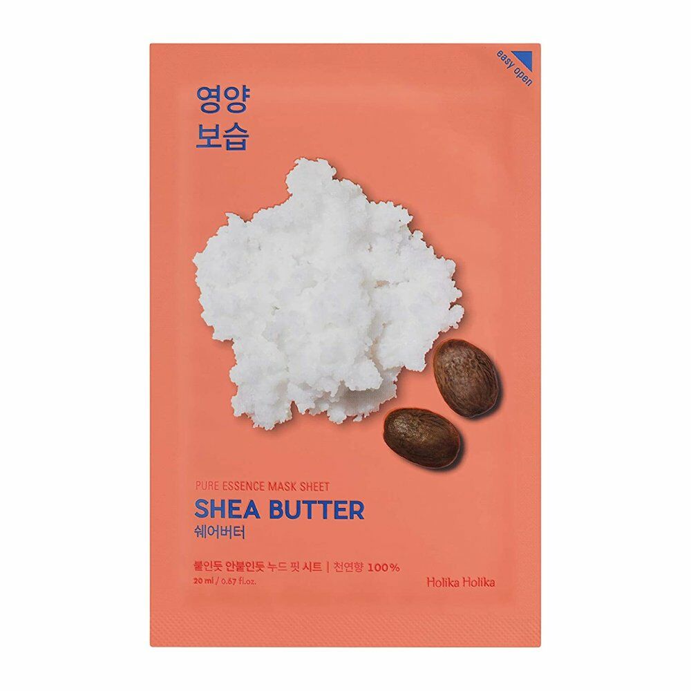 Gezichtsmasker Holika Holika Pure Essence Shea Butter (20 ml)