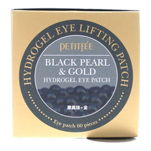 Cargar imagen en el visor de la galería, Patch Contour des Yeux Petitfée Black Pearl &amp; Gold 60 Unités
