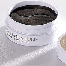 Load image into Gallery viewer, Patch for the Eye Area Petitfée Black Pearl &amp; Gold 60 Units
