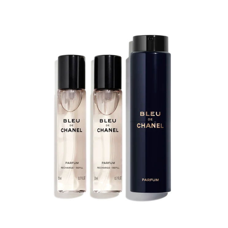 CHANEL Bleu De Chanel Parfum Twist and Spray (3 x 20 ml) - Lindkart