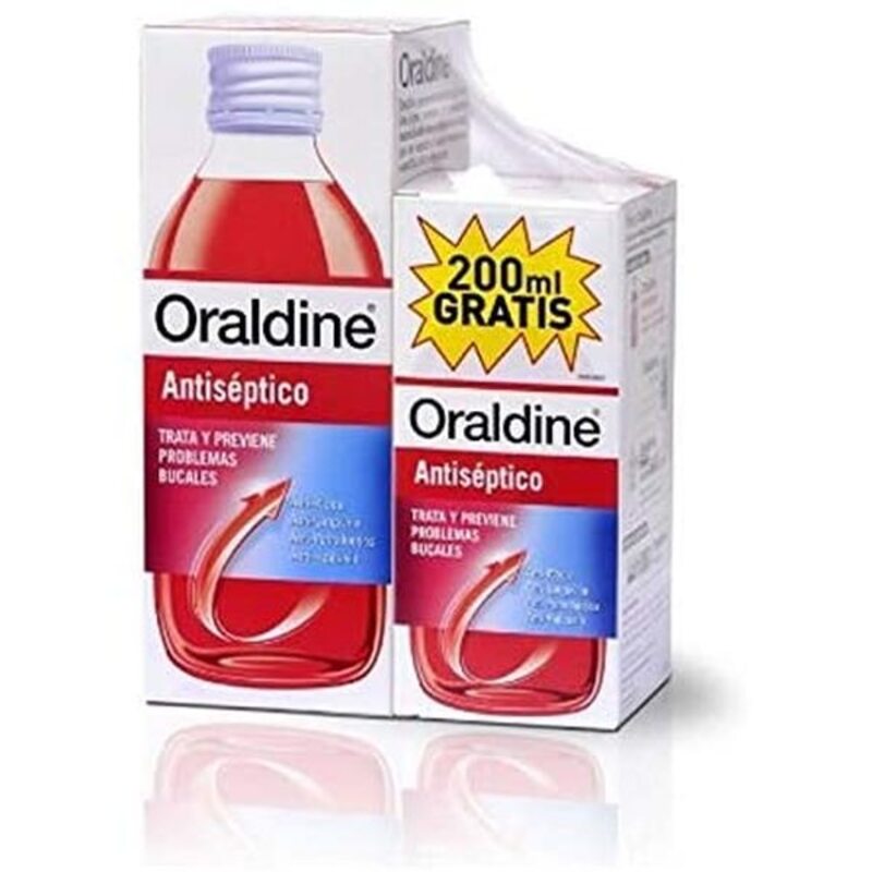 Mondwater Oraldine Antiseptisch (400 ml + 200 ml)
