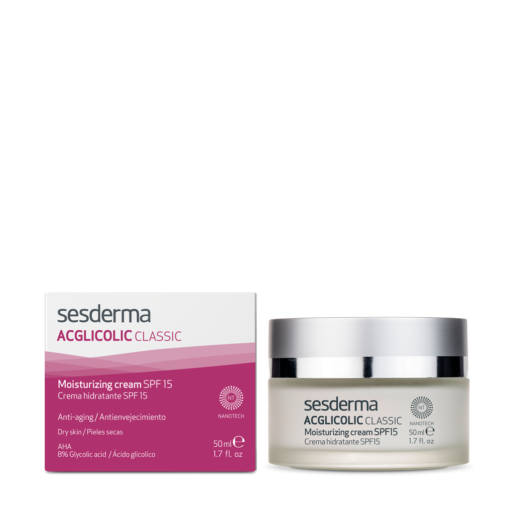 ACGLICOLIC Classic Moisturizing Cream SPF 15 Sesderma - Lindkart