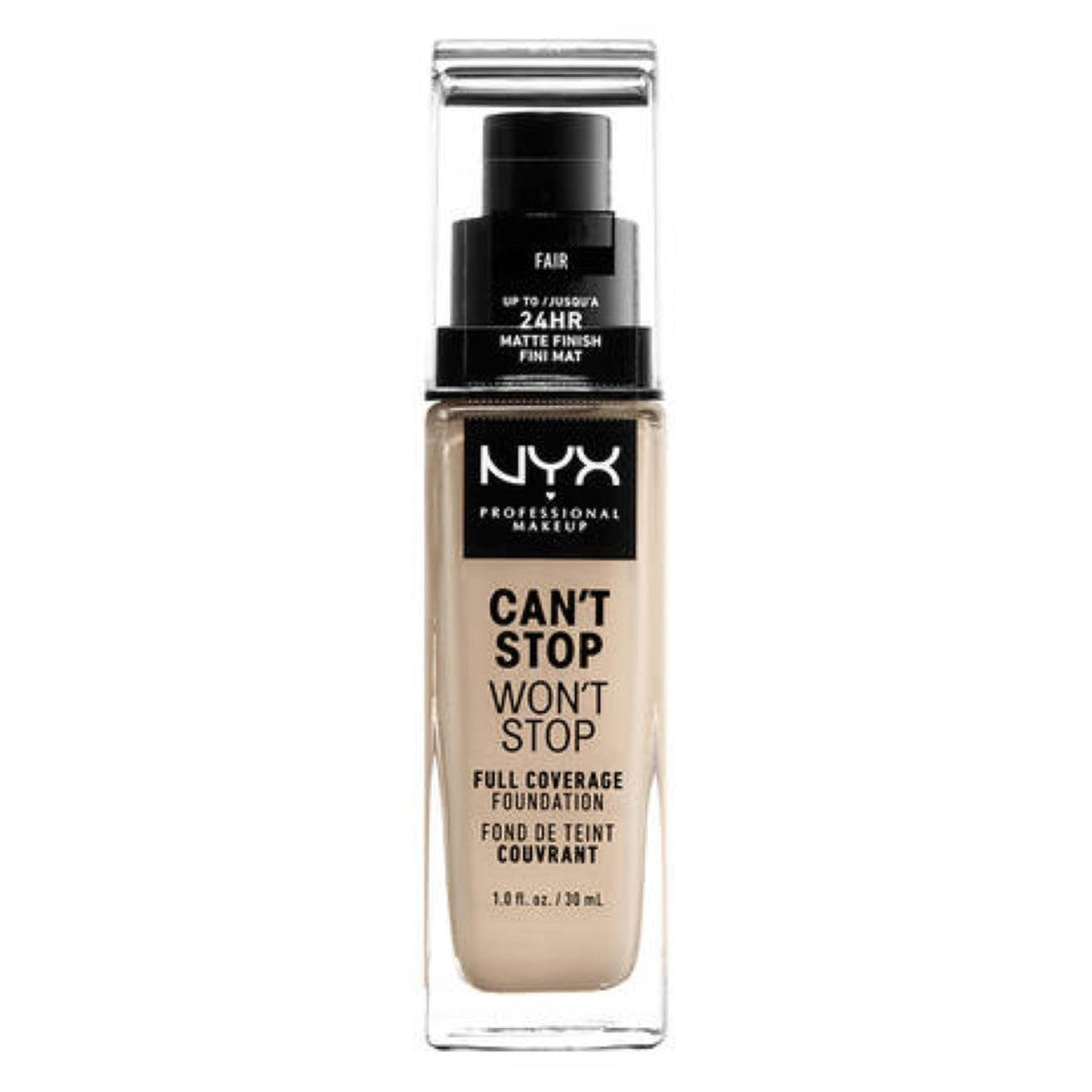 Base de maquillage crème NYX Can't Stop Won't Stop Fair (30 ml)