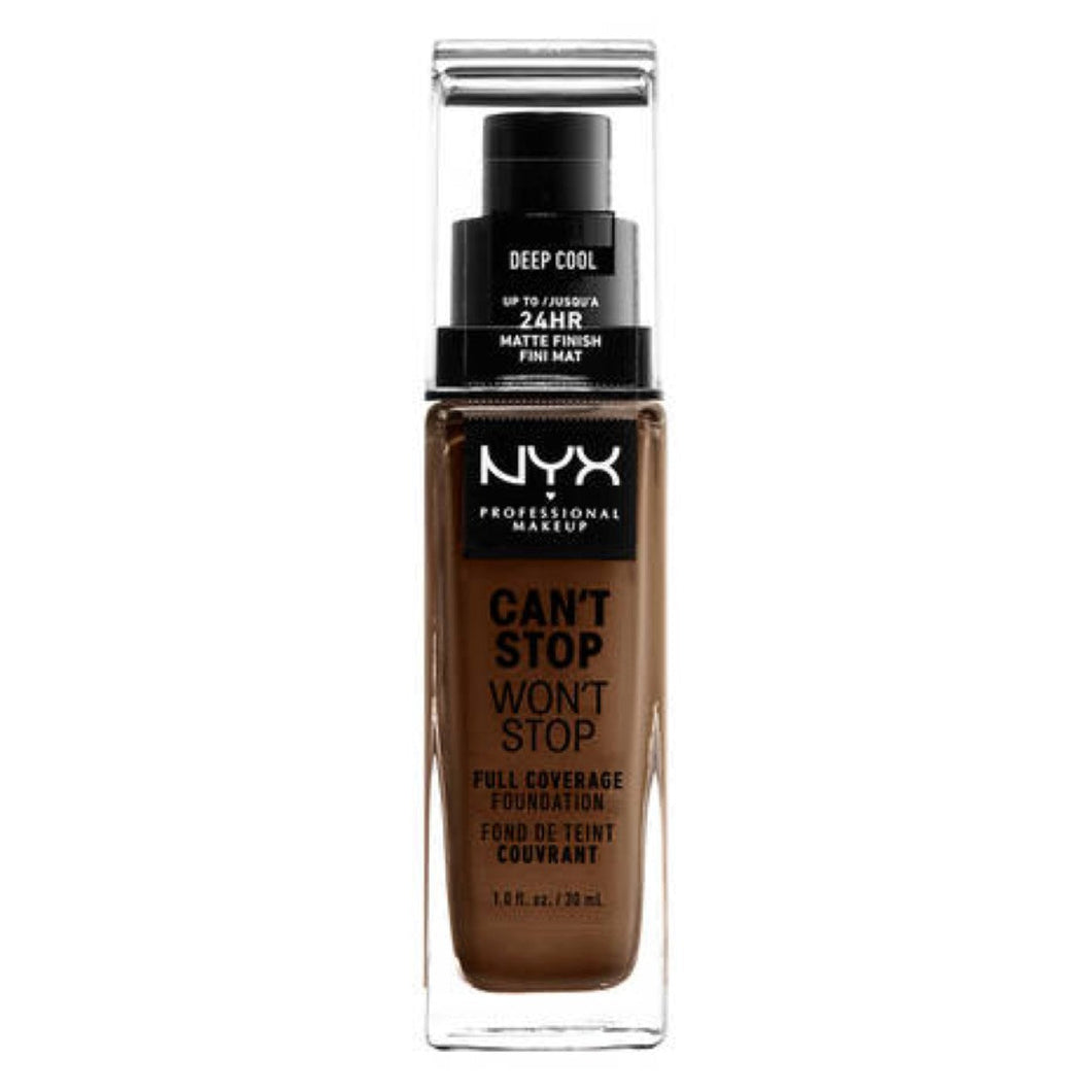 Base de maquillage crème NYX Can't Stop Won't Stop deep cool (30 ml)