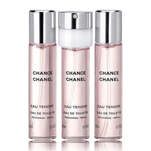 Women's Perfume Chance Eau Tendre Chanel EDT (3 pcs) - Lindkart