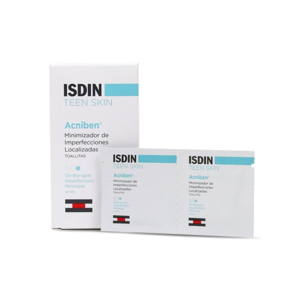 Traitement anti-imperfections Isdin Acniben Wipes (30 uds)