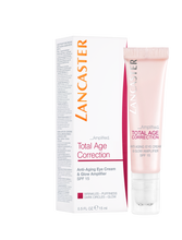 Load image into Gallery viewer, Lancaster Total Age Correction Anti-Aging Eye Cream &amp; Glow Amplifier SPF15 (15 ml) - Lindkart

