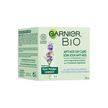 Lade das Bild in den Galerie-Viewer, Organic Lavandin Anti-Age Day Cream Bio Ecocert Garnier (50 ml) Lavendar - Lindkart
