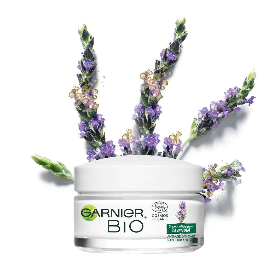 Organic Lavandin Anti-Age Day Cream Bio Ecocert Garnier (50 ml) Lavendar - Lindkart