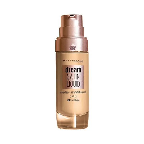 Liquid Make Up Base + Hydrating Serum Dream Satin Liquid Maybelline (30 ml) - Lindkart