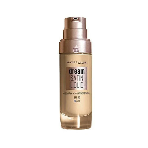 Liquid Make Up Base + Hydrating Serum Dream Satin Liquid Maybelline (30 ml) - Lindkart