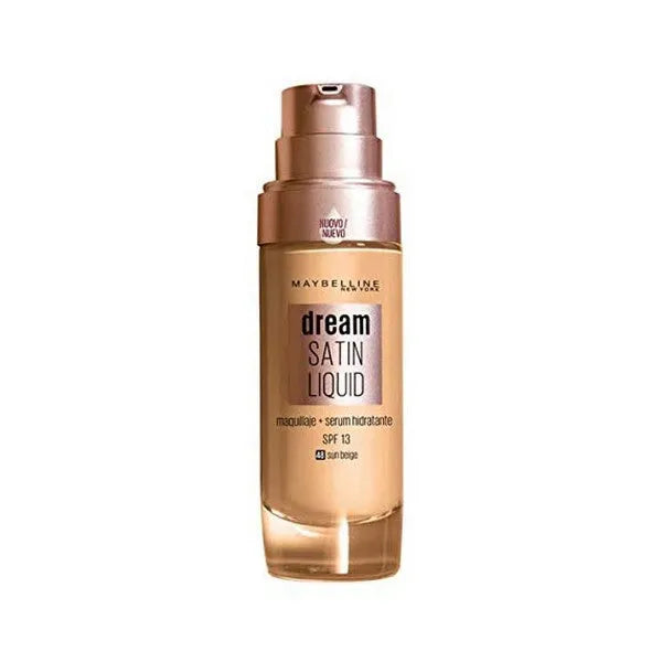 Liquid Make Up Base + Hydrating Serum Dream Satin Liquid Maybelline (30 ml) - Lindkart