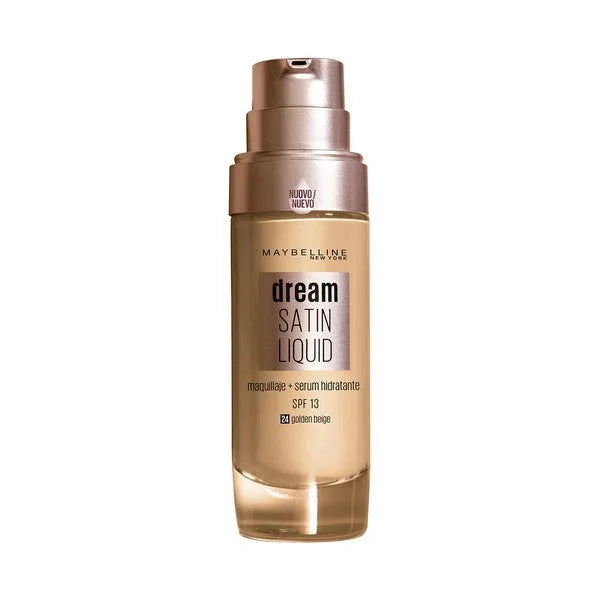 Liquid Make Up Base + Hydrating Serum Dream Satin Liquid Maybelline (30 ml) - Lindkart